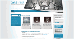 Desktop Screenshot of cesky-kristal.cz