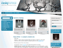Tablet Screenshot of cesky-kristal.cz